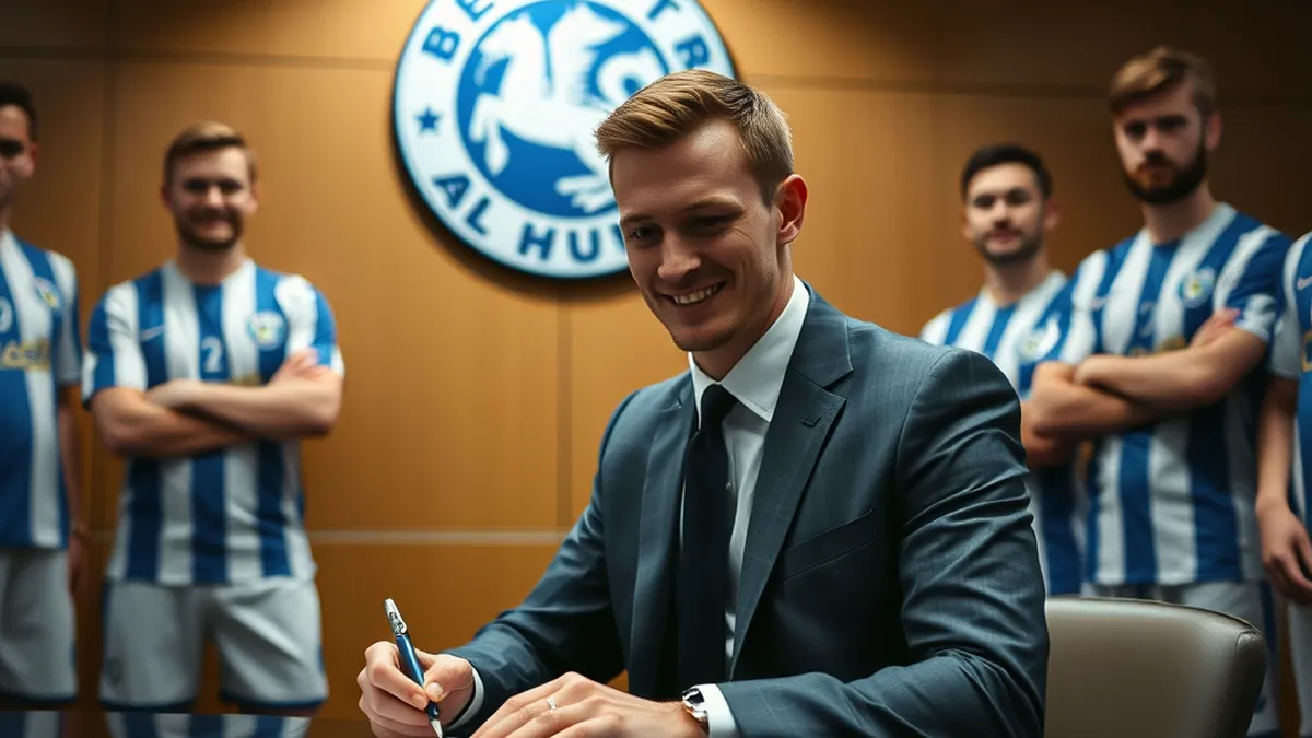 Brighton & Hove Albion's Jan Paul van Hecke in Transfer Talks with Tottenham Hotspur